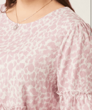 She's Spotted Mauve Top - Trudy's Trendy Boutique