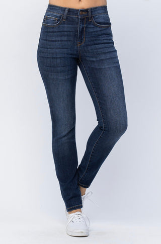 Judy Blue Hi - Rise Dark Relaxed Fit/Curvy - Trudy's Trendy Boutique