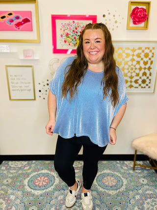 Easy Days Ribbed Top/Curvy