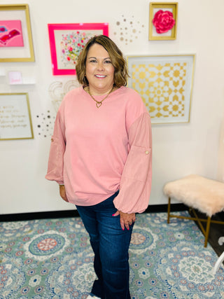 Corded Comfort Pullover