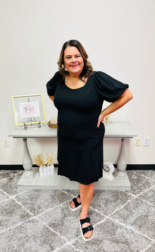 Classic Black Dress/Curvy
