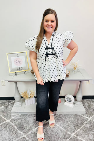 Bows and Dots Top