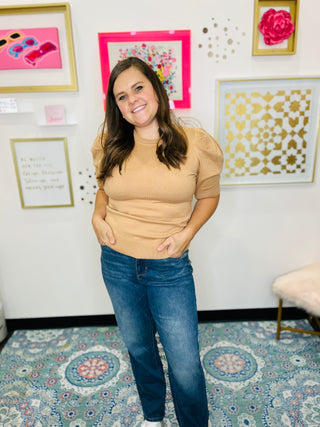 Soft Breeze Puff Sleeve Top