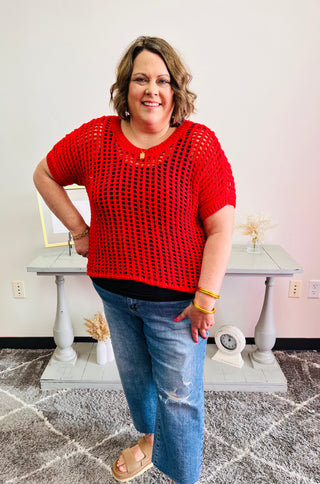 A Touch Of Style Crochet Top