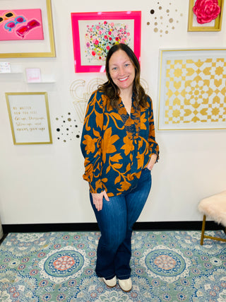 Smocked Serenity Rayon Top