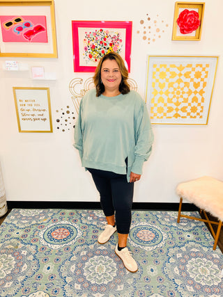 Seamline Oversized Sweatshirt