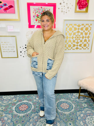 Patchwork Charm Sweater