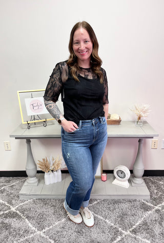Judy Blue HW 90s Straight Jean
