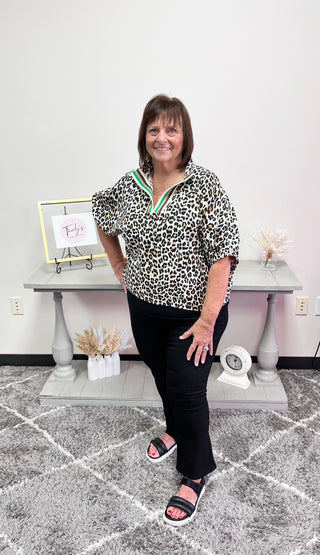 Leopard All Day Top