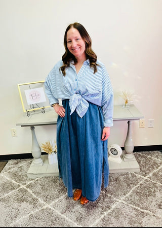 Dressed To Impress Denim Dress