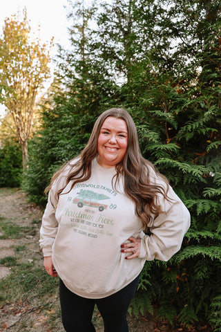 Griswold Tree Farm Crew Sweatshirt - Trudy's Trendy Boutique