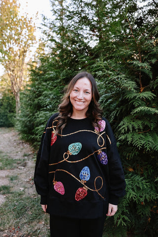 Christmas Ornament Sweatshirt - Trudy's Trendy Boutique