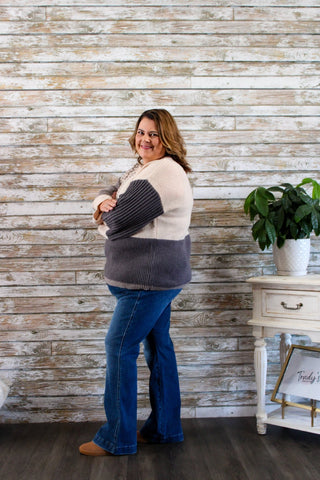 Patchwork Charm Sweater - Trudy's Trendy Boutique