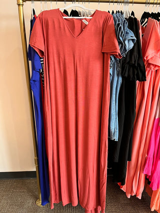 All Summer Long Maxi Dress-Curvy