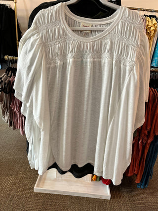 Always Ahead Top - White - Trudy's Trendy Boutique