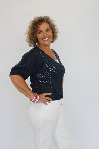 Plot Twist Scallop Cardigan - Trudy's Trendy Boutique