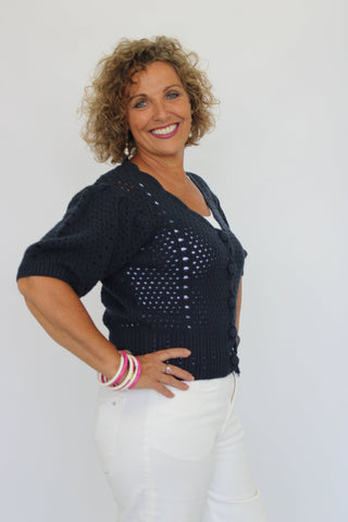 Plot Twist Scallop Cardigan - Trudy's Trendy Boutique