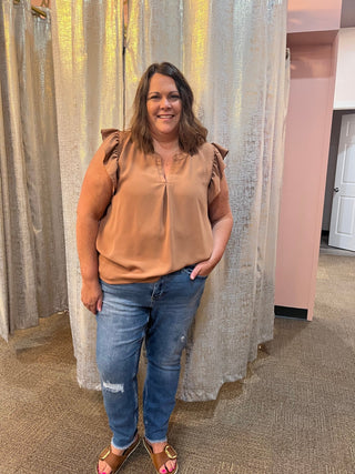 Judy Blue Howdy Boyfriend/Curvy - Trudy's Trendy Boutique