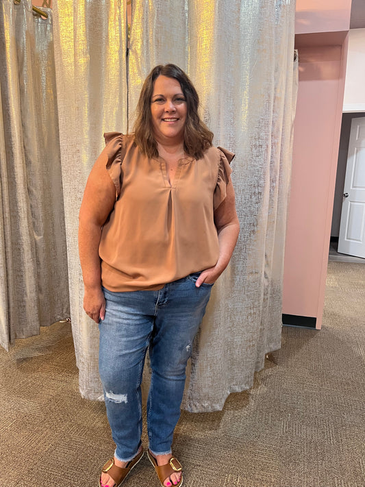 Judy Blue Howdy Boyfriend/Curvy