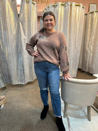 Mighty Tiger Sweater - Trudy's Trendy Boutique