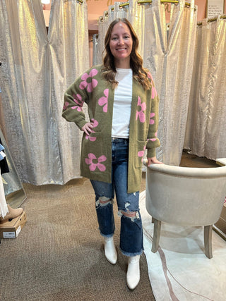 Blossoms Cardigan/Regular/Curvy - Trudy's Trendy Boutique