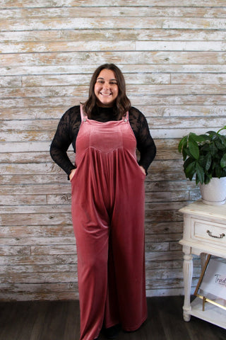 Velvet Horizons Overalls - Trudy's Trendy Boutique