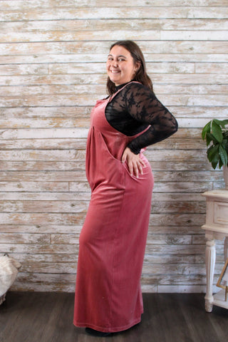 Velvet Horizons Overalls - Trudy's Trendy Boutique