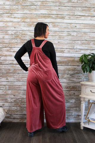 Velvet Horizons Overalls - Trudy's Trendy Boutique