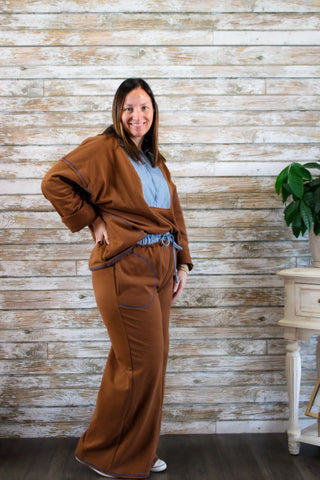 Metro Zip Up Sweatshirt - Trudy's Trendy Boutique