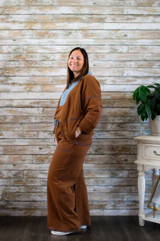 Metro Zip Up Sweatshirt - Trudy's Trendy Boutique