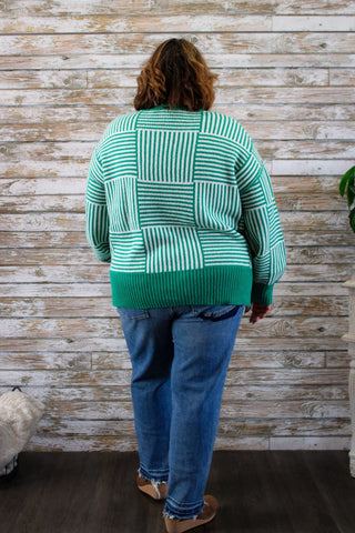 Pattern Play Sweater - Trudy's Trendy Boutique