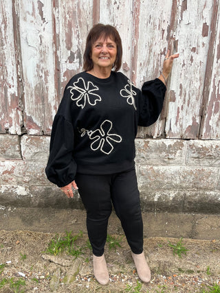 Flowers Equal Happiness/Curvy - Trudy's Trendy Boutique