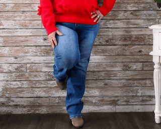 Lovervet MR Straight Leg - Trudy's Trendy Boutique