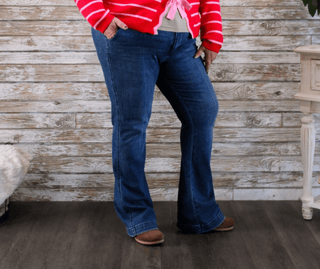 Judy Blue MR Trouser Bootcut/Curvy - Trudy's Trendy Boutique