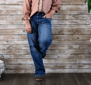 Judy Blue MR 90s Front Patch Jeans - Trudy's Trendy Boutique