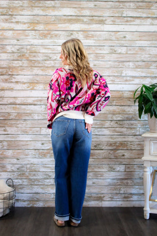 Cozy Paisley Knit Sweater - Trudy's Trendy Boutique