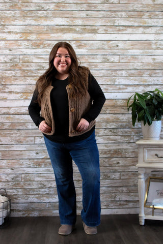 Cozy Layers Sweater Vest - Trudy's Trendy Boutique