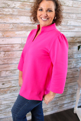 Graceful Edge Top - Trudy's Trendy Boutique
