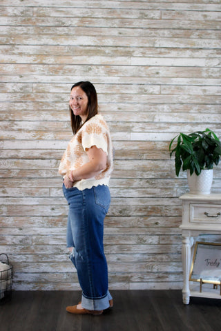 Garden Bloom Sweater - Trudy's Trendy Boutique