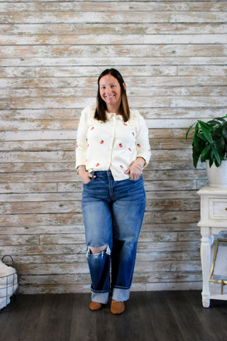 Berry Sweet Cardigan - Trudy's Trendy Boutique