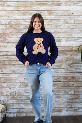 Teddy Luxe Sweater - Trudy's Trendy Boutique