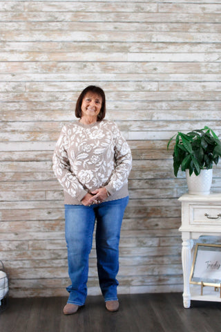 Garden Muse Sweater - Trudy's Trendy Boutique