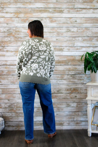 Garden Muse Sweater - Trudy's Trendy Boutique