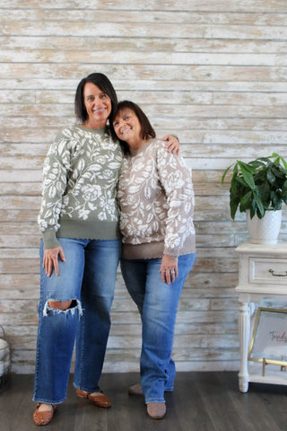 Garden Muse Sweater - Trudy's Trendy Boutique