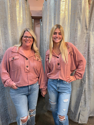 Cool Nights Mauve Top