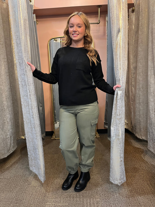 Keeping It Comfy Cargo Joggers