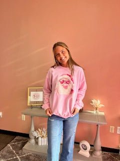 Bubble Gum Santa Sweatshirt - Trudy's Trendy Boutique