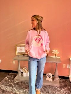 Bubble Gum Santa Sweatshirt - Trudy's Trendy Boutique