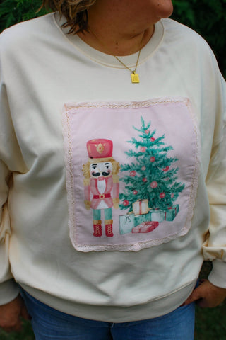 Merry Stitch Christmas Sweatshirt - Trudy's Trendy Boutique