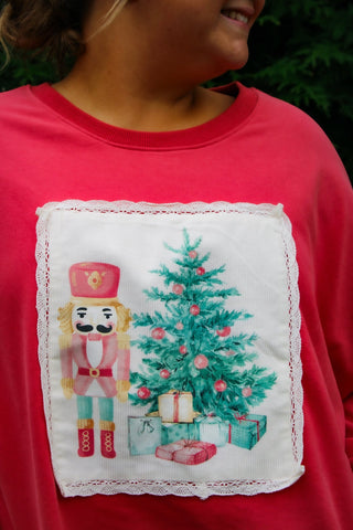 Merry Stitch Christmas Sweatshirt - Trudy's Trendy Boutique